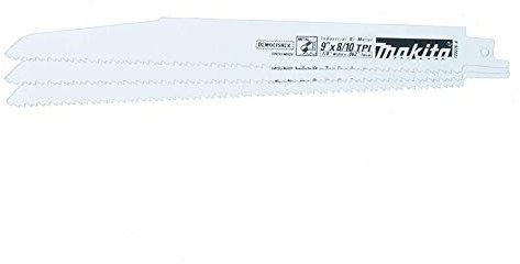 Makita 723076A3 Sabre Saw Blade for Cutting Metal - Pack of 3