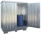 LaCont | Gefahrstoff-Lagercontainer für gewässergefährdende Medien | Außen-HxBxT 2385 x 2075 x 1075 mm | verzinkt
