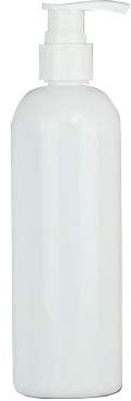 250ml Slimline (HDPE) REFILLABLE Plastic Bottle with Pump - Fits into Our Massage Oil Warmer