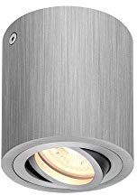 SLV TRILEDO CL, Indoor Deckenaufbauleuchte, QPAR51, alu br., max 10W