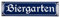 Türschild BIERGARTEN 10x40 cm Emailschild Hinweis Schild Deko Banner Reklamebanner Oktoberfest, Vorbohrungen, Wetterfest, Farben, Retro, Blechschild, Bier-Trinker witziger Spruch als Geschenk-Idee