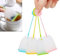 Reusable Silicone Tea Infuser Bag, Safe Loose Leaf Herbal Tea Strainer Filters Diffuser Cute Tea Steeper Set of 4 Pack (Tea Bag (Blue+Yelow+Pink+Green))