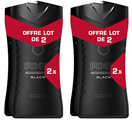 Black AXE Duschgel, 4 x 250 ml