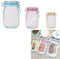 GAOHOU 30 Pcs Reusable Sealed Mason Jar Zipper Bags Snack Sandwich Ziplock Bags Airtight