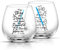 JoyJolt Star Wars Obi-Wan Kenobi Lightsaber Stemless Drinking Glass - 15 oz - Set of 2