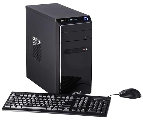 Captiva PC Business/Office R65-474 | AMD Ryzen 5 5600G | 16GB DDR4 RAM | AMD Radeon Graphics | 500 GB SSD | Windows 11 Pro