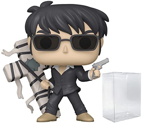 POP Anime: Trigun - Nicholas D. Wolfwood Funko Vinyl Figure (Bundled with Compatible Box Protector Case), Multicolor, 3.75 inches