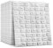 Youyijia 3D Wandpaneele Selbstklebend 30 Stück 77 x 70cm Selbstklebende Tapete Steinoptik Wasserdicht PE Wandaufkleber Wandtapete für Wanddeko Wandverkleidung Schlafzimmer Wohnzimmer Badezimme(Weiße)