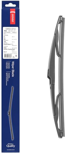 DENSO Heck Wischerblatt DRD-014 (300 mm): Leiser, langlebiger Wischer mit modernem Design und hochwertigen Materialien. OEM-Qualität, breite Kompatibilität, 2 Jahre Garantie | Kompatibel mit: JAGUAR XF SPORTBRAKE, LEXUS NX II, UX, MAZDA 5, 6 Kombi, SUZUKI ACROSS, BALENO, CELERIO, LIANA Schrägheck