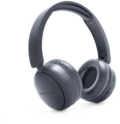 Energy Sistem HeadTuner Bluetooth-Kopfhörer mit UKW-Radio, 100% recyceltes Kunststoff, MP3-Player und Micro-SD-Player, Bluetooth-Technologie, Schwarz