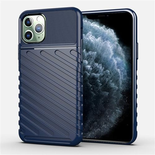 YOGISU pour iPhone 14 12 11Pro Max XR XS Max SE2020 8 7 Plus Coque Robuste en Silicone Antichoc Housse d'armure d'automne, Bleu, pour iPhone 8
