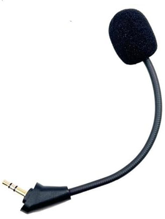 MICMXMO Mikrofon Ersatz kompatibel mit Kingston HyperX Cloud Alpha Cloud Alpha S Gaming Headsets Geräuschunterdrückung Mic für PS5 Switch Mac PC Computer,3.5 mm Jack