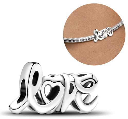 Purhole Charms Herz Moments Charms Bettelarmband Armband Anhänger Silber 925 Anhänger für Armband ﻿