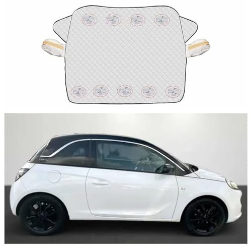 DDHHBH Sonnenschutz Frontscheibe Außen für Opel Adam - Faltbare Magnetische Auto Windschutzscheiben Abdeckung, UV-Schutz Sonnenschirm, Sommer Zubehör
