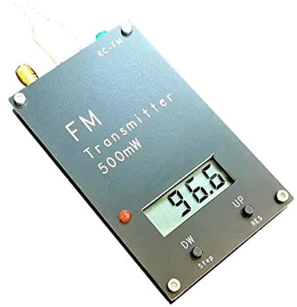 Lanko Transmisor 2000M Pantalla Digital 500MW Estéreo 76-108M Radio FM Transmisor