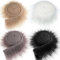 4 Stück Kunstfell Bordüre Kunstpelz Band Fellstoff, Therian, Fuchs Pelz Stoff Shaggy Künstliche Streifen Ribbon Trim, fur Gnome Beard Santa Hair Dwarf DIY Dekoration Kunstfell Basteln