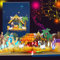 3D Pop-Up Weihnachtskarte mit LED & Musik – Weihnachtskrippe – Religiöse Weihnachtskarte zur Geburt Jesu – Festliche Karte für Familie, Freunde, mit Musik & Umschlag – Besinnliche Weihnachtsgrüße