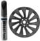 Treesiche Paint Alloy Wheel Touch Up for Tesla Model Y 21 Uberturbine, Model 3 20 Induction - Rim Scratch Repair, Curb Rash Paint Pen (Gunpowder)