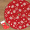 Weihnachtsbaum Decke Rot,Weihnachtsbaum Rock 120cm, Christbaum Weihnachtsbaum Deko, Weihnachtsbaum Matte für Weihnachtsdekoration, Neujahr, Party und Hochzeit