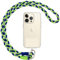Votvloay Cordino per Cellulare Telefono Universale,Adatto a Tutti Gli Smartphone, Rimovibile Cordino da Collo Nylon Catena Collana Tracolla con Toppa di Fissaggio - Verde,Blu,Bianco