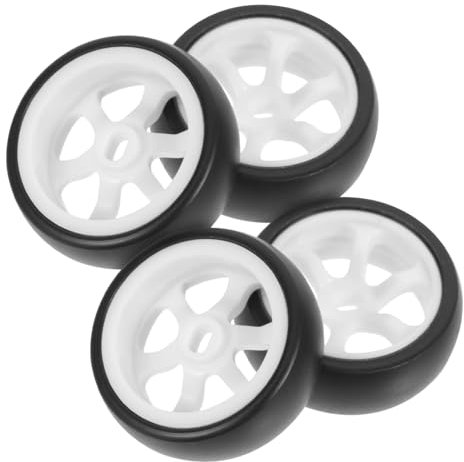 Toyvian 4pcs K969 Tire Car Remote Control Car Cars Vehicle Wheel Cars Gadgets Bots Rc Car Model Tire for Car Cognitive Model Rubber