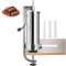 Générique Poussoir à Saucisses Manuel INOX 3L - 3 Tubes de Remplissage - Pince de Fixation pour Table - Idéal pour Charcuterie Maison