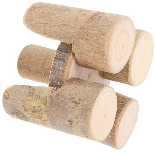 SEWOART 1satz Handgefertigte Miniatur Holztisch Und Stühle Puppenhausmöbel Für -landschaftsdekoration Und -projekte Tisch Stühle