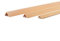 DQ-PP Profil d'angle - Dimensions : 15 x 15 mm - Longueur : 2 m (1 x 2 m) - Couleur : hêtre - Matériau : PVC - Baguette d'angle en plastique - Coin extérieur - Protection des bords mural - Profilé
