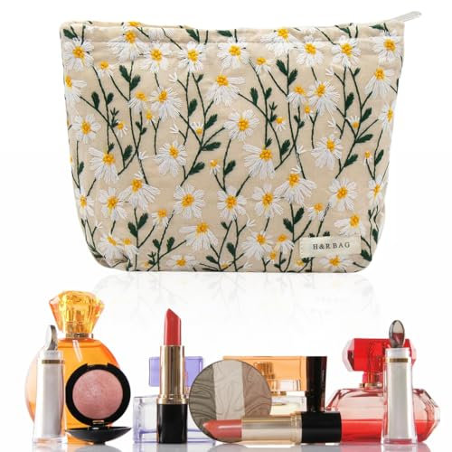 WeddHuis Kosmetiktasche Cord,Kulturtasche Kosmetiktasche,Kosmetiktasche Multifunktionaler,Groß Kapazität Kosmetiktasche Waschtasche,Reisen Kulturtasche,Kulturbeutel Schminktasche Taschen Organizer