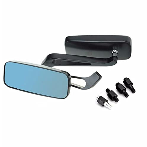 TYNBV Motorradzubehör 8mm 10mm Motorrad Rückspiegel Für Yamaha Road Star Für Silverado Warrior Classic Midnight XV 1600 1700 XVZ1300