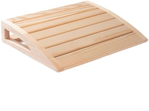 Appui-tête en bois spécifique au sauna conçu pour une intégration parfaite dans les bancs de sauna standard et les arrangements de sièges à étages (A)