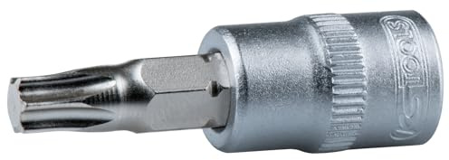 KS Tools 1/4 TX-Bit-StecknuÃ? T40 o.Bohrung, matt verchromt, auf Hänger