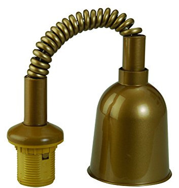 Lampen-Zug-Pendel mit Fassung E27, gold (ausziehbar von 20-120cm)