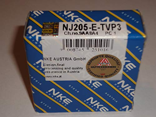 Zylinderrollenlager NJ 205-E-TVP3 Maße: 25x52x15 Hersteller: NKE Austria