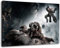 Dark Darksiders Format 100x70 cm fertig gerahmte Kunstdruckbilder als Wandbild - Billiger als Ölbild oder Gemälde - KEIN Poster oder Plakat