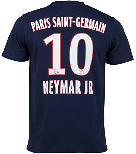 Paris Saint Germain - Maglietta del Paris Saint Germain di Neymar Jr., collezione ufficiale, da uomo, per adulti, Uomo, blu, M