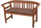 Unbekannt Bankauflage braun 140/110 cm Bank Auflage Sitzauflage Gartenbank Polster (110)