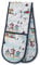 Cooksmart Double Oven Gloves Heat Resistant | British Designed Heat Resistant Oven Gloves | Modern Oven Mitt & Potholder for Home Cooking | Maximum Heat Protection Kitchen Oven Gloves
