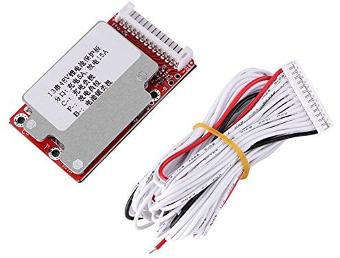 Battery Protection Module, Li-Ion Li-Polymer Battery Pack Protection Board PCB BMS Cell Protection Board for 13S 48V/54.6V Batteries