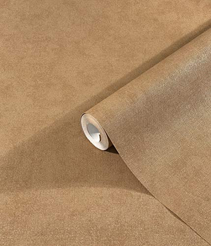 marburg Tapete Braun Uni für Wohnzimmer Schlafzimmer oder Küche Made in Germany Premium Qualität 32431