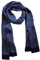 UK_Stone 100% Seide Paisley Blumen Halstuch Herren Schal (Vintage Blumen #1 Dunkelblau)