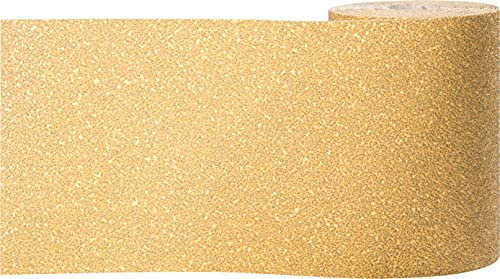 Bosch 1x Rouleaux de feuilles abrasives EXPERT C470 pour un ponçage manuel (pour Peinture sur bois, Bois dur, 115 mm x 5 m, Grain 40, Professional Accessoire Ponçage manuel)