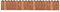 Rvciken Bordure de Jardin, Bordure en Bois Rouleau de Bordure, Bois de pin imprégné, Marron, 120 cm, pour Parterres de Fleurs, Bordures, Chemins et étangs