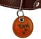 Petsen Hundemarke Mit Gravur | Adressanhänger Hund Mit Name Und Telefonnummer | Personalisierter Hundeanhänger | Dog Tag | Farbe: Hellbraun