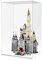 Nynelly Vitrine pour Collection, Boîte en Acrylique Transparent avec Base Blanc pour Lego Castle 71040 Jouets Assembler Boîte de Présentation Anti-Poussière pour Figurines, 20.1 x 15 x 31.1inch