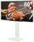 WALL V3 High Type | Japanischer Eleganter 32-80 Zoll Universal Wand TV -Ständer, verstellbare Halterung, kein Bohren | Satin Weiß