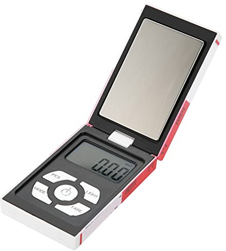Digitale Taschenwaage 200g 0.01g Tragbare Schmuckwaage Edelsteinwaage Goldwaage Waage mit LCD Display für Drogen Kaffee