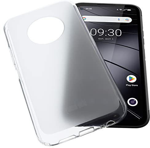foto-kontor Hülle kompatibel mit Gigaset GX6 / GX6 Pro Schutzhülle Tasche Gummi TPU Schutz Handytasche transparent