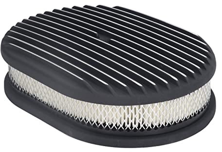Filtro dell'aria, Leggero Filtro dell'aria Antiruggine da 12 per Carburatori a 4 Barili con Apertura da 5 1/8