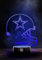 Great Branding Dallas Cowboys NFL LED Lampe Licht Logo Helm, Wechselmodus mit 6 unterschiedlichen Farben